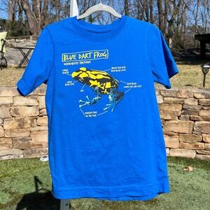 Blue Dart Frog Short Sleeve Tee Shirt